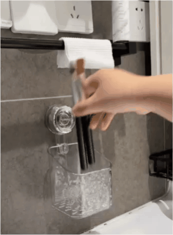 吸盤式シャワーラック