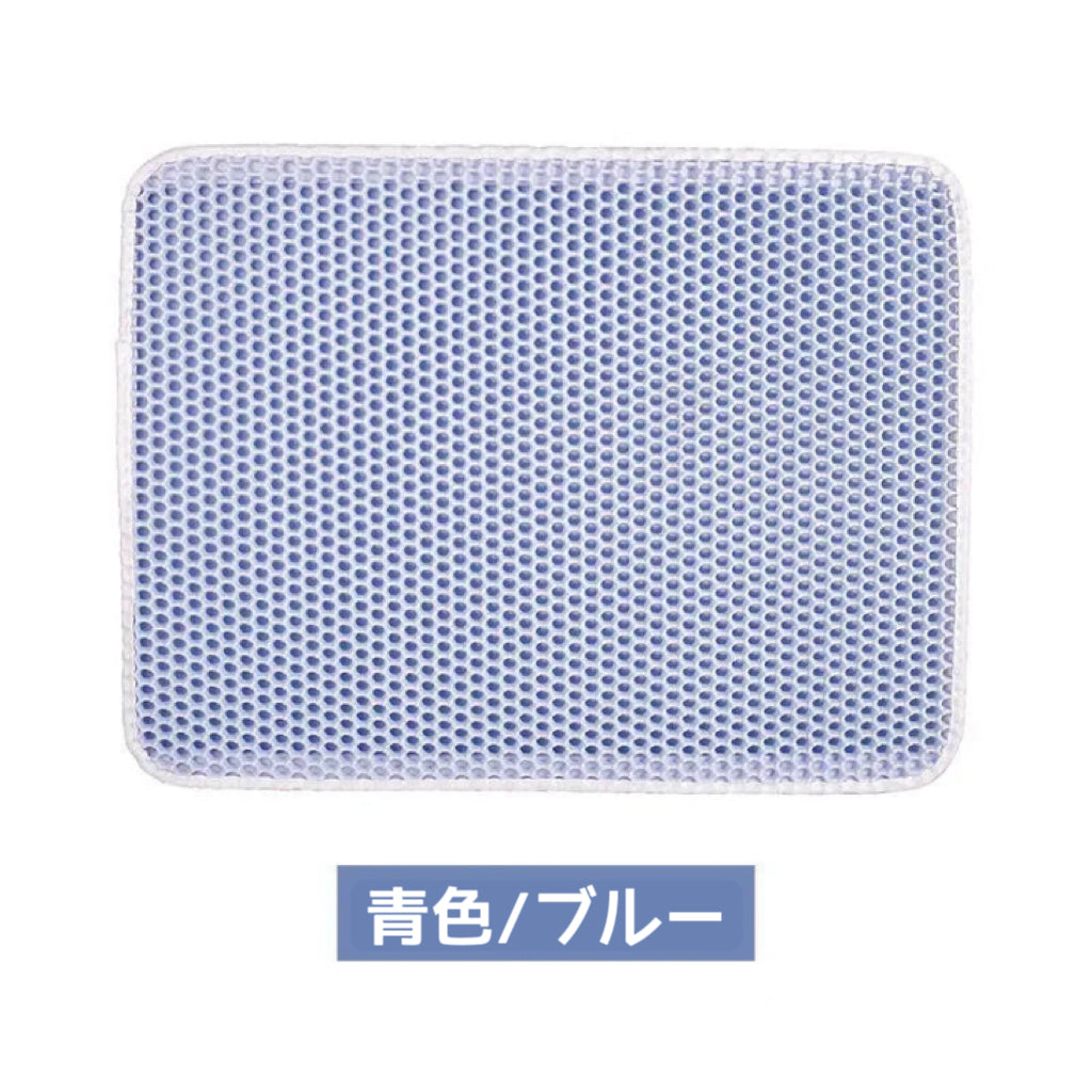散らかる猫砂を防ぐ2層式マット