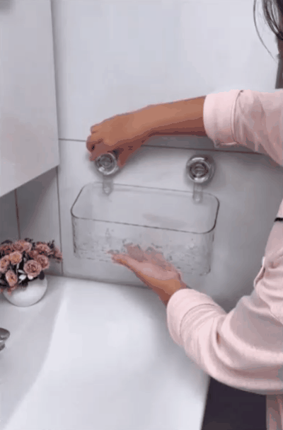 吸盤式シャワーラック